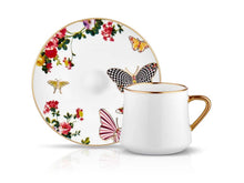 Sufi Tea Cup and Saucer - Mariposa - 230cc