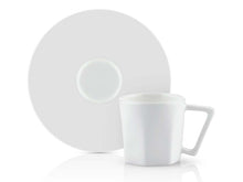 Mislina Coffee Cup and Saucer - White - 90 cc