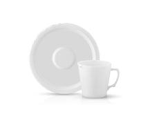 Eser-i Istanbul Cup and Saucer - Plain - 220 cc-Cups, Saucers & Mugs-K-United