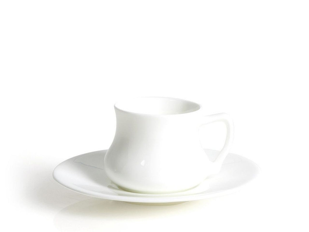 Alala Coffee Cup and Saucer - White - 90 cc
