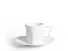 Mislina Coffee Cup and Saucer - White - 90 cc